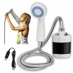 OEM - Bomba de Ducha Inalámbrica Recargable USB de 2200mAh para Exterior