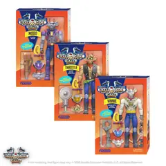 GENERICO - Biker Mice from Mars Throttle + Vinnie + Modo Figuras de 7 - Set de 3