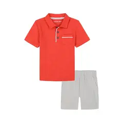 CALVIN KLEIN - Polo Y Short Set Assorted Talla 7