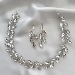 GENERICO - TOCADO TIARA ACCESORIO CABELLO JOYAS DE NOVIA