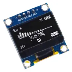 GENERICO - Pantalla OLED 0.96” Blanco SSD1315 Nuevo Soldado Caja Plástica Display