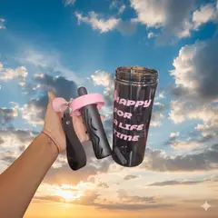 GENERICO - PP botella de agua portátil de gran capacidad COOKER KING 650ML