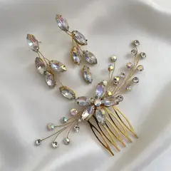 GENERICO - TOCADO TIARA ACCESORIO CABELLO JOYAS DE NOVIA