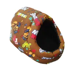 GENERICO - Casa Tipo Cueva Abrigadora Para Conejos Y Hamster Color Marrón