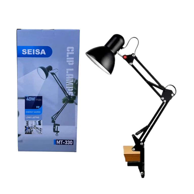 Lámpara de mesa Escritorio Con Brazo Articulado Ajustable De Metal