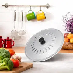 GENERICO - Tapa de Acero Inoxidable 22 cm – Versatilidad y Durabilidad en Tu Cocina