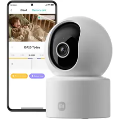 XIAOMI - Camara De Seguridad C302 3mp 2k UHD Wifi 6 Blanco
