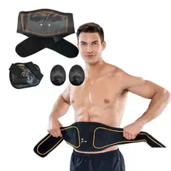 OEM - Tonifica tus Abdominales con el Cinturón EMS Electrodos Intensidad Regulable Forma Flexible