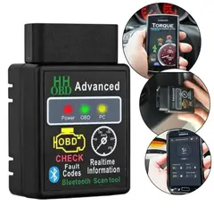 OEM - Escáner Automotriz OBD2 V02H4 Bluetooth 5.0 Lector de Fallas Check Engine - iOS/Android