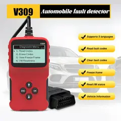 OEM - Lector de Fallas Automotriz V309 OBD2 con Pantalla y Datos en Vivo