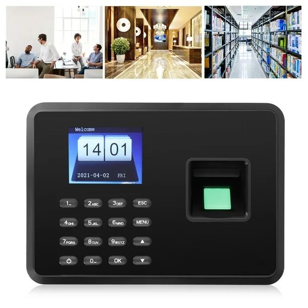 Huellero Biométrico Digital para Registro de Asistencia 100,000 Registros