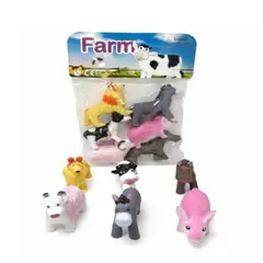 GENERICO - Divertidos Animales de Granja en Goma