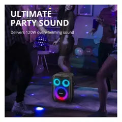 TRONSMART - Parlante Bluetooth Potente Halo 200 120W – Sistema 3 Vías