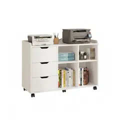 GENERICO - Mueble Archivador con Ruedas Najor 3Cj Amore Home