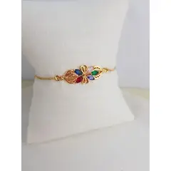 GENERICO - PULSERA STRASS REGULABLE MULTICOLOR
