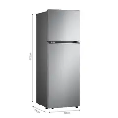LG - REFRIGERADORA 335L GT33BPP TOP FREEZER DOOR COOLING PLATEADA