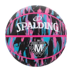 SPALDING - Pelota de Basket MARBLES NEGRO N6