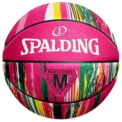 SPALDING - Pelota de Basket MARBLES ROSA N6