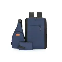 GENERICO - Set Mochila 3 en 1 con Morral y Cartuchera