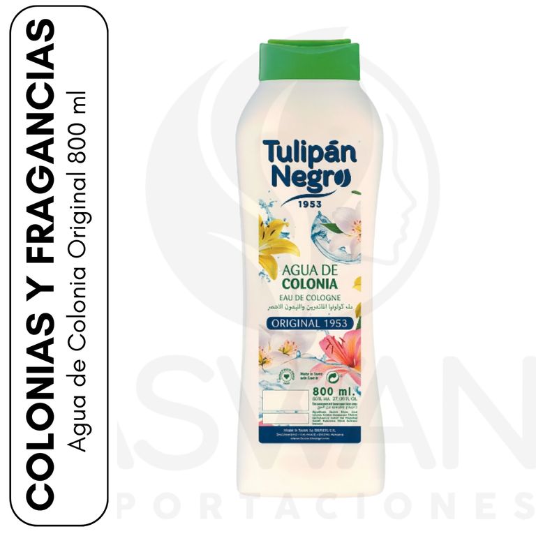 Agua de Colonia Original 800 ml - Tulipan Negro