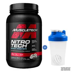 MUSCLETECH - NITRO TECH PERFORMANCE WHEY PROTEIN 2.20 LBS COOKIES AND CREAM