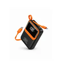 GENERICO - Power Bank Portátil 15000mAh con Pantalla LED y Carga Rápida Black Body