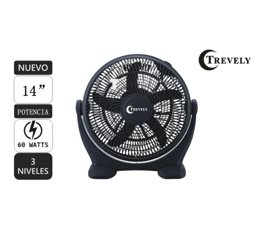 Ventilador de mesa 14 VT-14A -negro - 60W