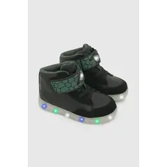 COLLOKY - Zapatilla Luces Caminante Niño Negro