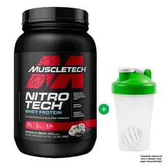 MUSCLETECH - NITRO TECH WHEY PROTEINA 2.20 LBS COOKIES AND CREAM