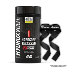 MUSCLETECH - Hydroxycut Hardcore Elite - 100 Cap + Straps