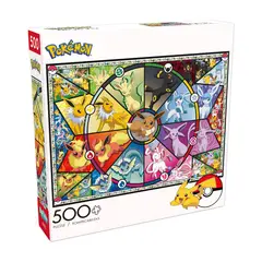 POKEMON - Rompecabeza Vitrales De Evee 500 Piezas