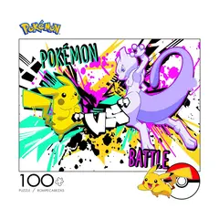 POKEMON - ROMPECABEZA 100 PIEZAS PIKACHU VS MEWTWO