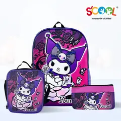 SCOOL - Set de Mochila Escolar Moch Oficio 3D Kuromi