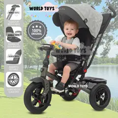 BABY - Triciclo Guiador para Niños «EVOLUTION» Edición Especial Gray