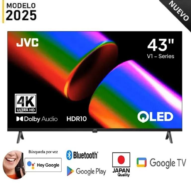 Nuevo Televisor 43 QLED FHD Google Tv LT-43KM4584