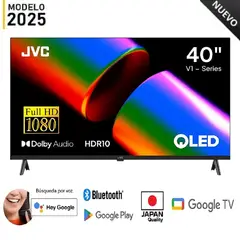 JVC - Nuevo Televisor 40 QLED FHD Google Tv LT-40KB758