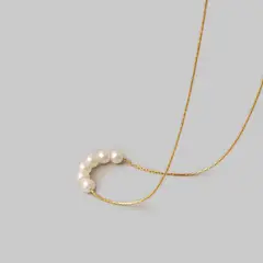 GENERICO - Collar para mujer de acero inoxidable Reina