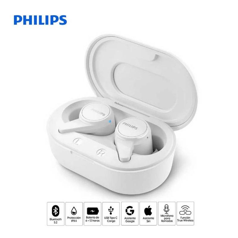 Audífonos Bluetooth True Wireless TAT1207 - Blanco