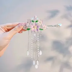 GENERICO - LOLITAS FLORAL HAIR STICK ELEGANTE