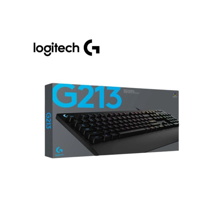 TECLADO G213 PRODIGY RGB GAMING CON CABLE NEGRO