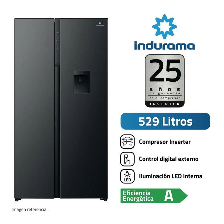 Refrigeradora Negro Side by Side 529L RI-795DNI