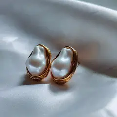 GENERICO - Aretes mujer de acero Inoxidable Gia