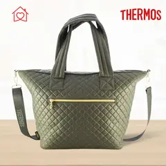 THERMOS - Lonchera termica Tote Quilted Verde