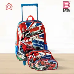 BASA - Set de Mochila Escolar Con Rueda Forga 4