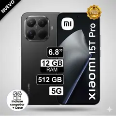 XIAOMI - Celular 15t pro Dual SIM 512GB 12GB RAM Negro