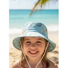 GENERICO - Sombrero con Pita de Dinosaurios de 1 a 4 Años Verde Agua