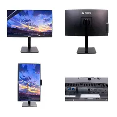 Teros - Monitor plano TE-2416CS, 23.8 QHD IPS, 100Hz, 1ms, HDMI, DP, Cámara, Micrófono