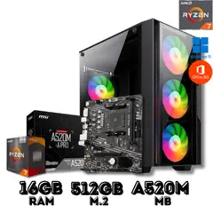 AMD - PC GAMER RYZEN 7 5700G 16GB RAM 512GB SSD