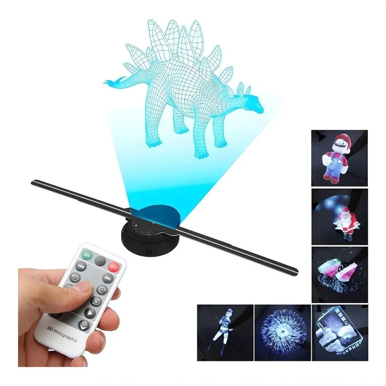 Proyector Holográfico 3D giro 360° Wifi ZY-A6W-K
