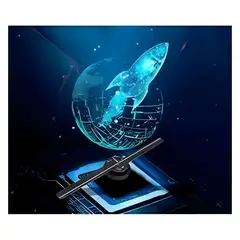 OEM - Proyector Holográfico 3D giro 360° Wifi ZY-A6W-K